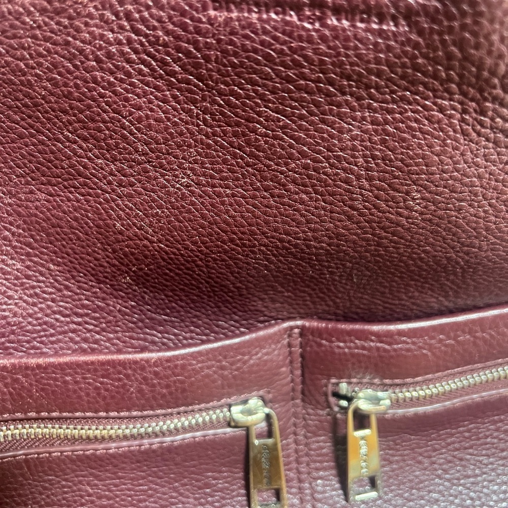 RUDSAK Burgundy Leather Messenger Bag - Atelier Noir - Casual Street Wear - Picture 8 of 9